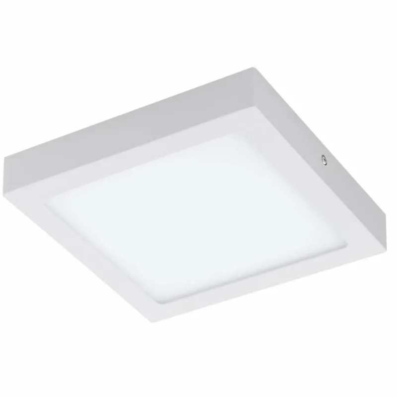 Luminaires Eglo Plafonnier Eglo FUEVA-C LED Blanc, 1 lumière, Changeur de couleurs* Éclairage Led