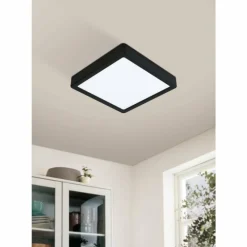 Luminaires Eglo Plafonnier Eglo FUEVA-Z LED Noir, 1 lumière* Éclairage Led