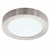 Luminaires Eglo Plafonnier Eglo FUEVA-Z LED Nickel mat, 1 lumière* Éclairage Led
