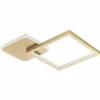 Lampes Dorées-Luminaires Eglo Plafonnier Eglo GAFARES LED Or, Blanc, 1 lumière