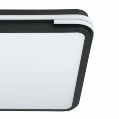 Luminaires Eglo Plafonnier Eglo GENOVESE-Z LED Noir, 1 lumière