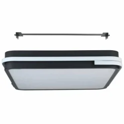 Luminaires Eglo Plafonnier Eglo GENOVESE-Z LED Noir, 1 lumière