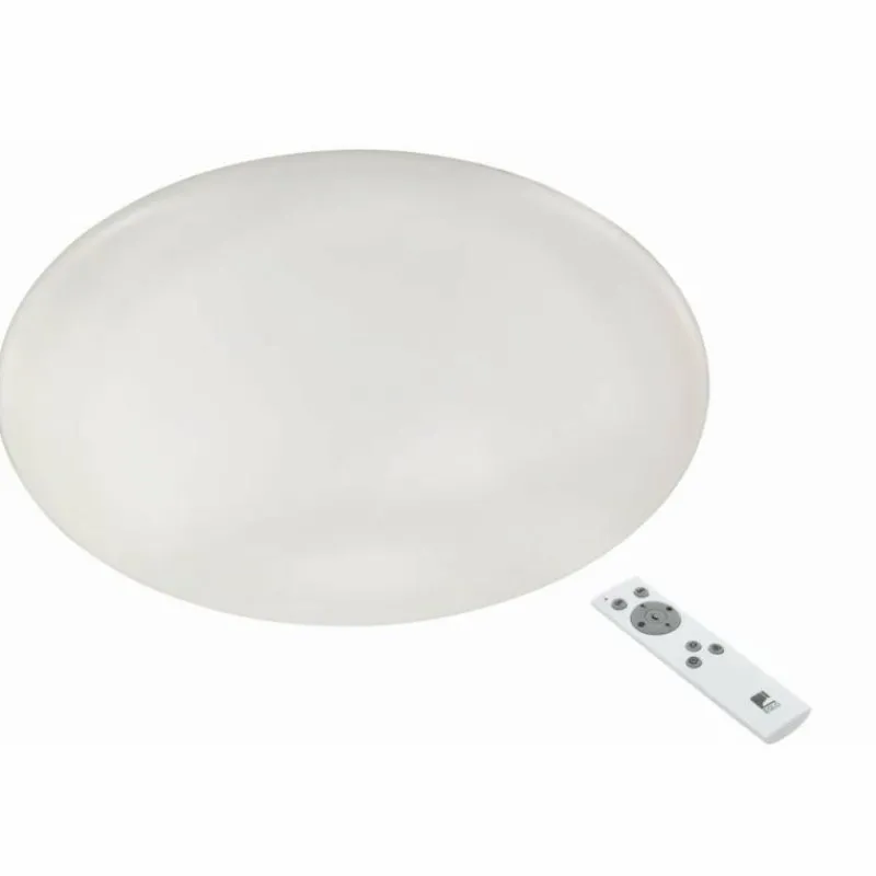 Luminaires Eglo Plafonnier Eglo GIRON LED Blanc, 1 lumière, Télécommandes* Éclairage Led