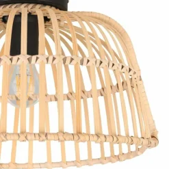 Style Boho-Chic-Luminaires Eglo Plafonnier Eglo GLYNEATH Noir, 1 lumière