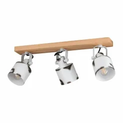 Lampes Industrielles-Luminaires Eglo Plafonnier Eglo KILBURN Écru, 3 lumières