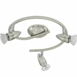 Luminaires Eglo Plafonnier Eglo MAGNUM-LED Nickel mat* Plafonniers