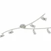 Luminaires Eglo Plafonnier Eglo MAGNUM-LED Nickel mat* Plafonniers