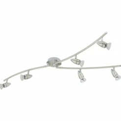 Luminaires Eglo Plafonnier Eglo MAGNUM-LED Nickel mat* Plafonniers