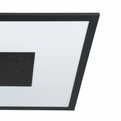 Luminaires Eglo Plafonnier Eglo MARMORATA LED Noir, Blanc, 2 lumières* Éclairage Led