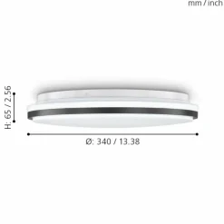Luminaires Eglo Plafonnier Eglo MARUNELLA LED Blanc, 1 lumière* Éclairage Led
