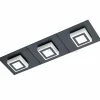 Luminaires Eglo Plafonnier Eglo MASIANO LED Noir, 3 lumières* Éclairage Led