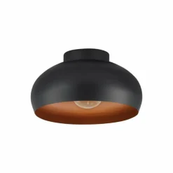 Luminaires Eglo Plafonnier Eglo MOGANO Noir, 1 lumière* Plafonniers