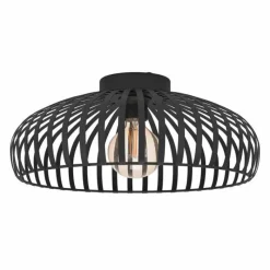 Luminaires Eglo Plafonnier Eglo MOGANO Noir, 1 lumière* Plafonniers