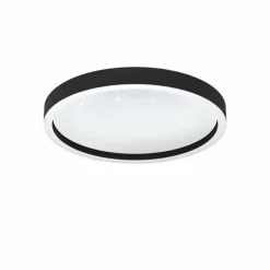 Luminaires Eglo Plafonnier Eglo MONTEMORELOS-Z LED Noir, 1 lumière, Changeur de couleurs