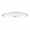 Luminaires Eglo Plafonnier EGLO MORATICA-A LED Transparent, Blanc, 1 lumière, Télécommandes* Éclairage Led