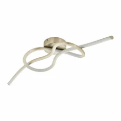 Luminaires Eglo Plafonnier Eglo NOVAFELTRIA LED Nickel mat, 1 lumière* Éclairage Led