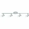 Luminaires Eglo Plafonnier Eglo ORVIETO LED Chrome, 4 lumières