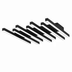 Luminaires Eglo Plafonnier Eglo PADULARI LED Noir, 1 lumière, Télécommandes* Éclairage Led