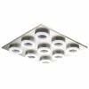 Luminaires Eglo Plafonnier Eglo PALENA LED Nickel mat, 9 lumières* Éclairage Led