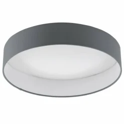 Lampes En Tissu-Luminaires Eglo Plafonnier Eglo PALOMARO LED Blanc, 1 lumière