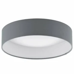 Lampes En Tissu-Luminaires Eglo Plafonnier Eglo PALOMARO LED Blanc, 1 lumière