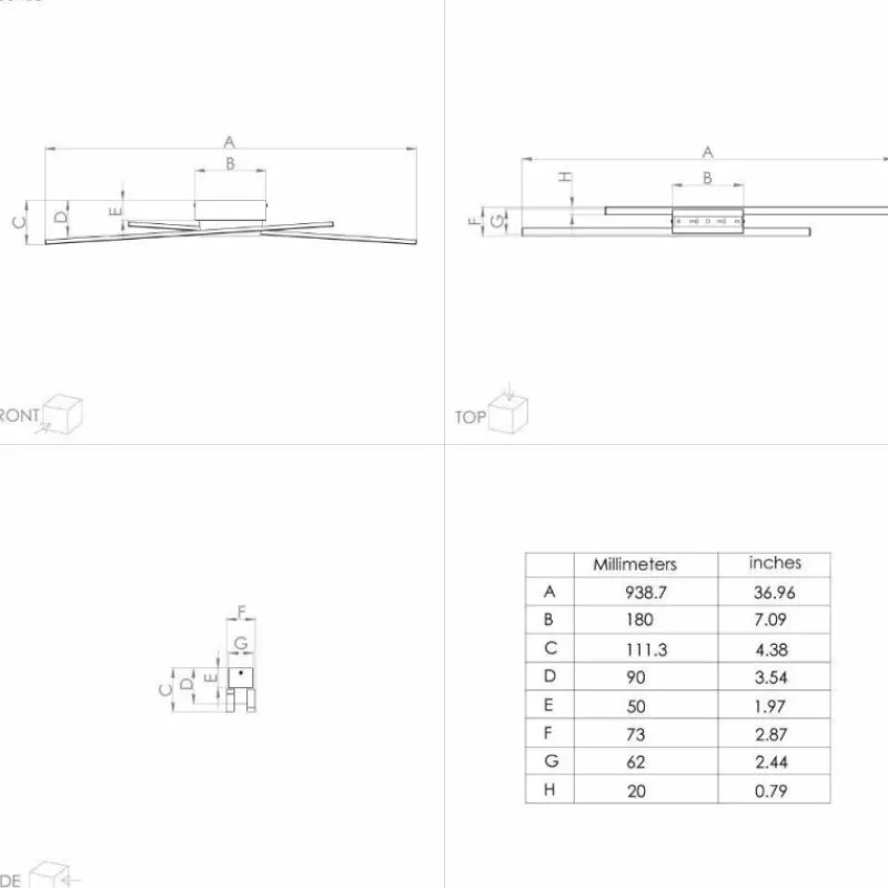 Lampes En Bois-Luminaires Eglo Plafonnier Eglo PANAGRIA LED Brun, Noir, 2 lumières