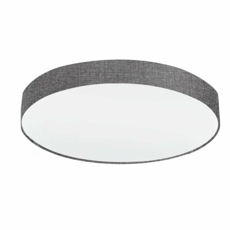 Lampes En Tissu-Luminaires Eglo Plafonnier Eglo PASTERI Blanc, 5 lumières
