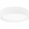 Lampes En Tissu-Luminaires Eglo Plafonnier Eglo PASTERI LED Blanc, 1 lumière