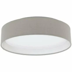 Lampes En Tissu-Luminaires Eglo Plafonnier Eglo PASTERI LED Blanc, 1 lumière