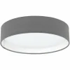 Lampes En Tissu-Luminaires Eglo Plafonnier Eglo PASTERI LED Blanc, 1 lumière