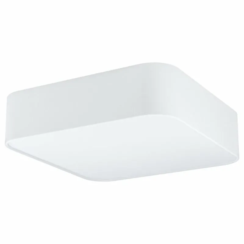 Lampes En Tissu-Luminaires Eglo Plafonnier Eglo PASTERI SQUARE Blanc, 5 lumières