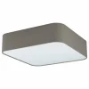 Lampes En Tissu-Luminaires Eglo Plafonnier Eglo PASTERI SQUARE Blanc, 5 lumières