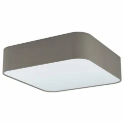 Lampes En Tissu-Luminaires Eglo Plafonnier Eglo PASTERI SQUARE Blanc, 5 lumières
