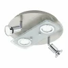 Luminaires Eglo Plafonnier Eglo PAWEDO 1 LED Chrome, Nickel mat, 4 lumières
