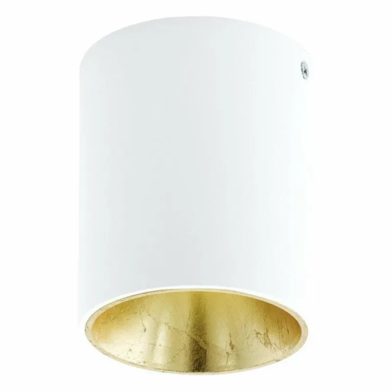 Lampes Dorées-Luminaires Eglo Plafonnier Eglo POLASSO LED Or, Blanc, 1 lumière