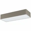 Lampes En Tissu-Luminaires Eglo Plafonnier Eglo POSADERRA Blanc, 3 lumières
