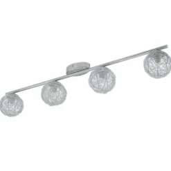 Luminaires Rustiques-Luminaires Eglo Plafonnier Eglo PRODO Chrome