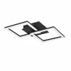 Luminaires Eglo Plafonnier Eglo RGBIC LED Noir, 2 lumières, Télécommandes, Changeur de couleurs* Éclairage Led
