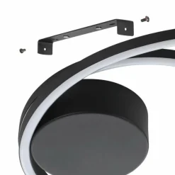 Luminaires Eglo Plafonnier Eglo RUOTALE LED Noir, 1 lumière* Éclairage Led