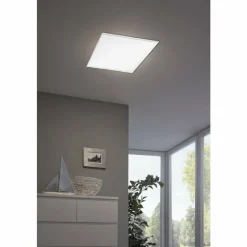 Luminaires Eglo Plafonnier Eglo SALOBRENA-C LED Blanc, 1 lumière, Télécommandes, Changeur de couleurs