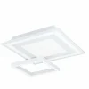 Luminaires Eglo Plafonnier Eglo SAVATARILA-Z LED Blanc, 8 lumières, Changeur de couleurs