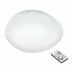 Luminaires Eglo Plafonnier Eglo SILERAS LED Blanc, 1 lumière, Télécommandes* Éclairage Led