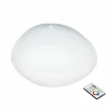 Luminaires Eglo Plafonnier Eglo SILERAS-Z LED Blanc, 3 lumières, Changeur de couleurs