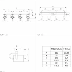 Luminaires Eglo Plafonnier Eglo SOREGO LED Noir, 4 lumières* Spots Et Projecteurs