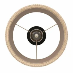 Style Boho-Chic-Luminaires Eglo Plafonnier Eglo TABLEY Noir, 1 lumière