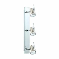 Luminaires Eglo Plafonnier Eglo TAMARA LED Chrome, Nickel mat, 3 lumières