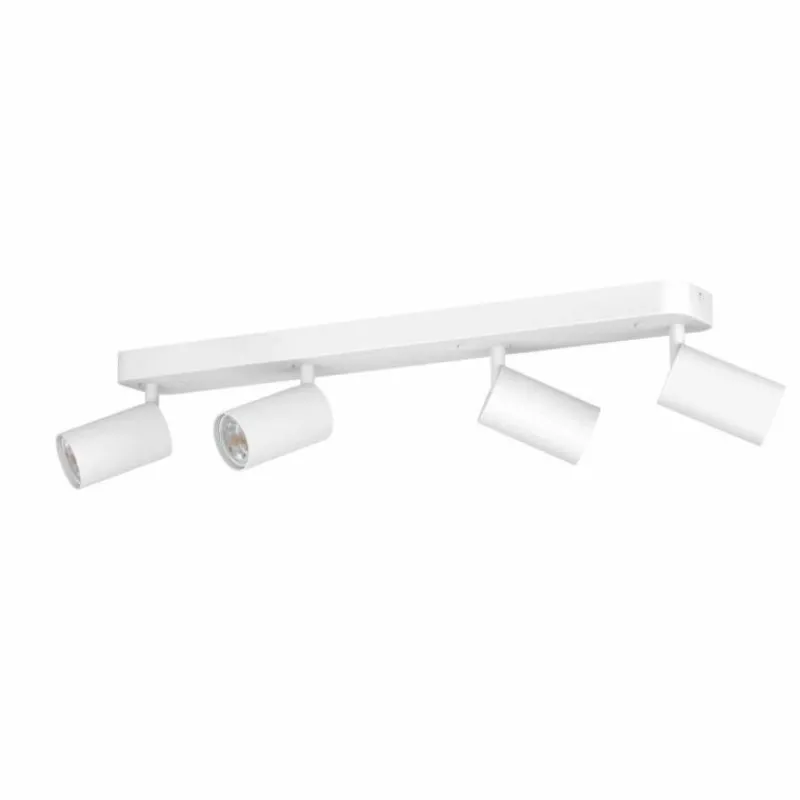 Luminaires Eglo Plafonnier Eglo TELIMBELA-Z LED Blanc, 4 lumières, Changeur de couleurs