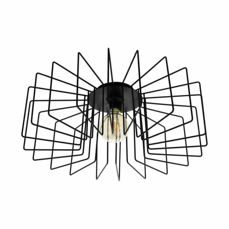 Luminaires Eglo Plafonnier EGLO TREMEDAL Noir, 1 lumière* Plafonniers