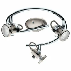 hofstein Plafonnier Eglo TUKON LED Chrome, Nickel mat, 3 lumières* Éclairage Led
