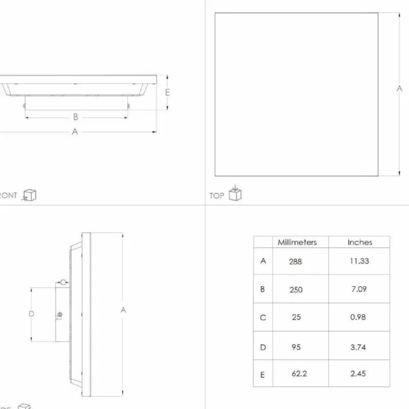 Luminaires Eglo Plafonnier Eglo TURCONA-B LED Blanc, 1 lumière* Éclairage Led